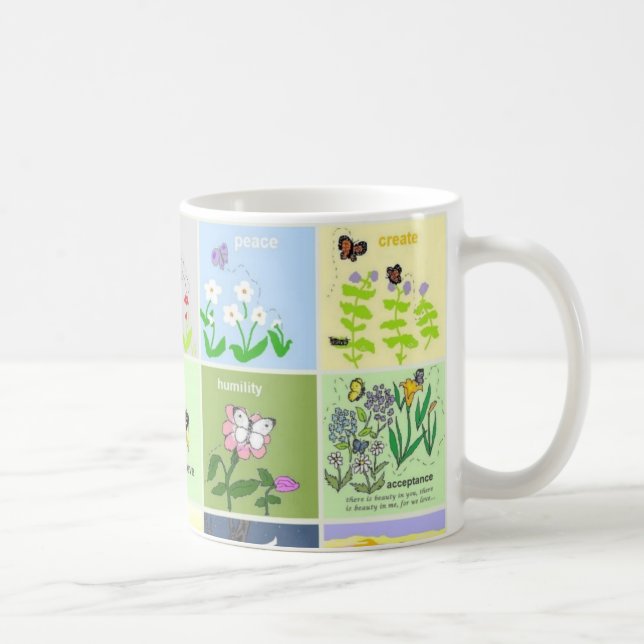 Schmetterlingssammlungs-Tasse #1 Tasse (Rechts)