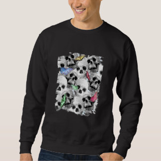 Schmetterlingsschalen und Regenbogenschmetterlinge Sweatshirt