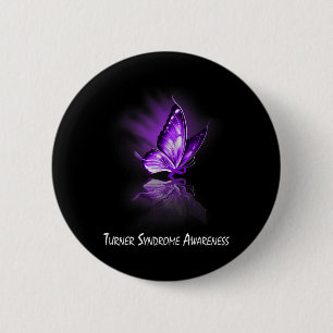 Schmetterlingsschleifen-Turner-Syndrom-Bewusstsein Button