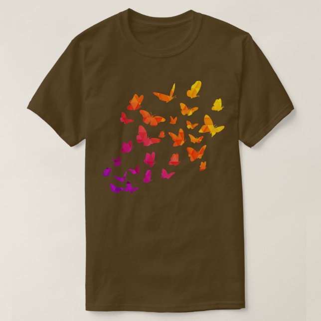 Schmetterlingsschmetterlinge1 T-Shirt (Design vorne)