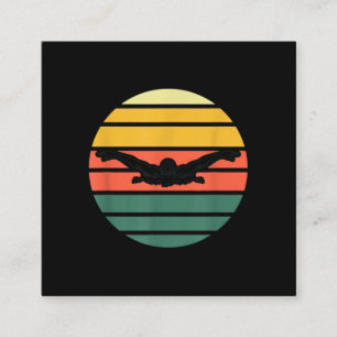 Schmetterlingsschwimmer Schwimmen Schwimmen Quadratische Visitenkarte