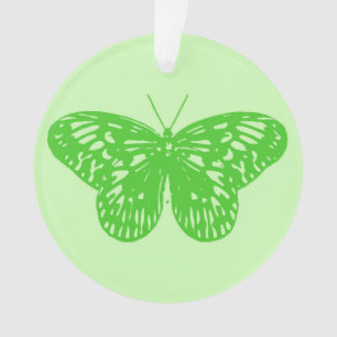 Schmetterlingsskizze, lindgrün ornament