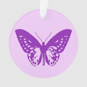 Schmetterlingsskizze, Orchideenrosa und Violett Ornament