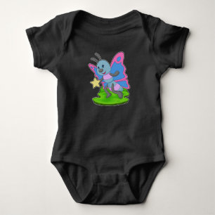 Schmetterlingsstern Baby Strampler