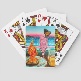 Schmetterlingsstrand Treffen Spielkarten