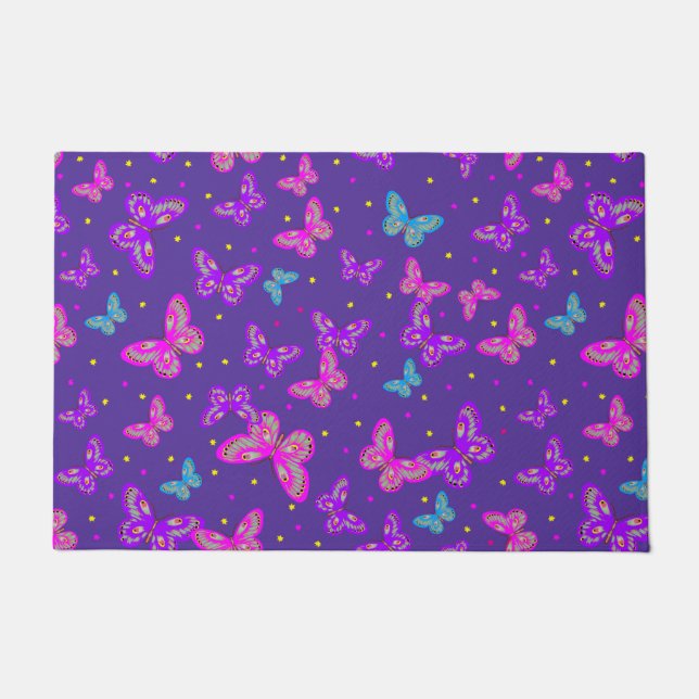 Schmetterlingstanz Fußmatte (Vorderseite)