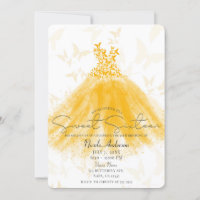 Schmetterlingstanz Orangefarbenes Cremenkleid Swee