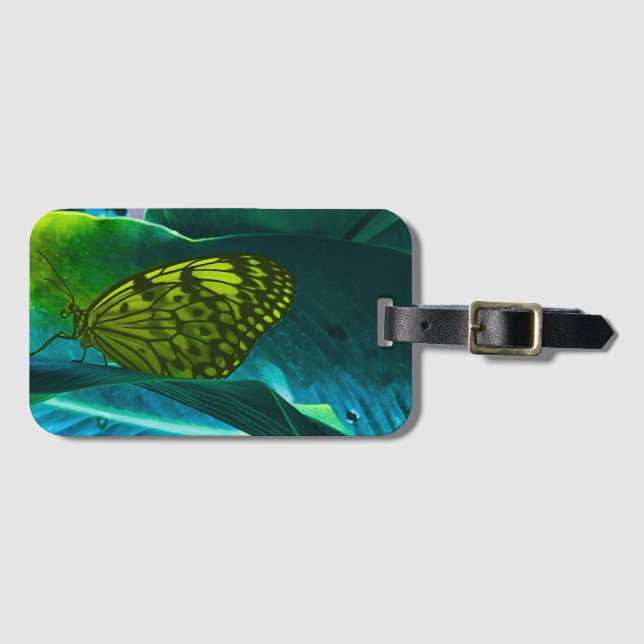 Schmetterlingstasche Gepäckanhänger (Vorderseite (Horizontal))