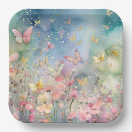 Schmetterlingsteller Pappteller