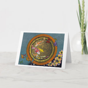 Schmetterlingstraum VI (I Ching Fish Pot) Karte