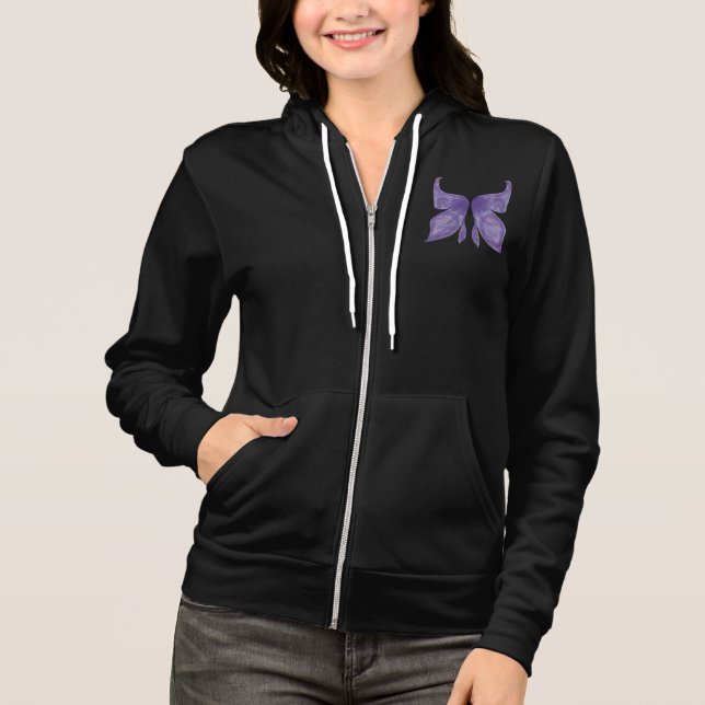 Schmetterlingsträume Hoodie (Vorderseite)