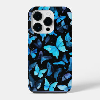 Schmetterlingsträume: iPhone 14 Pro Hardcover Hülle