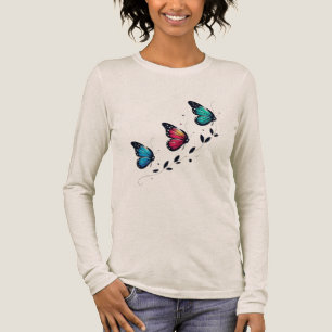 Schmetterlingsträume Pastellflügel Ein sanfter Auf Tri-Blend Shirt