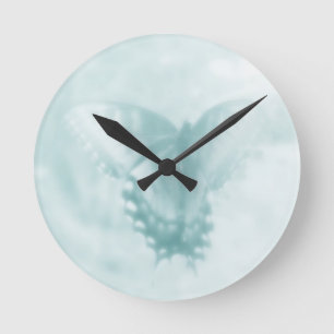 Schmetterlingsträume Runde Wanduhr