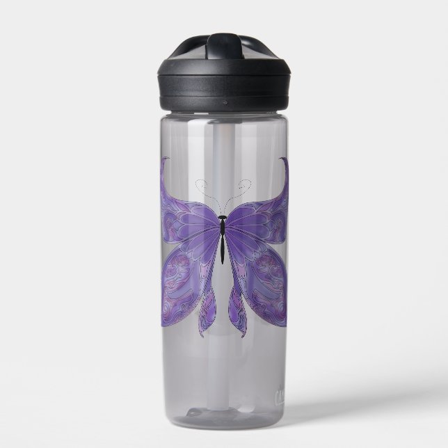Schmetterlingsträume Trinkflasche (Vorderseite)