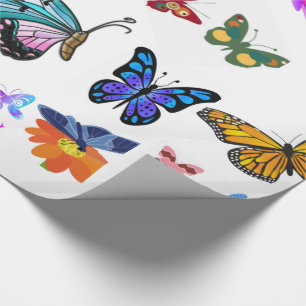 Schmetterlingsverpackungspapier Geschenkpapier