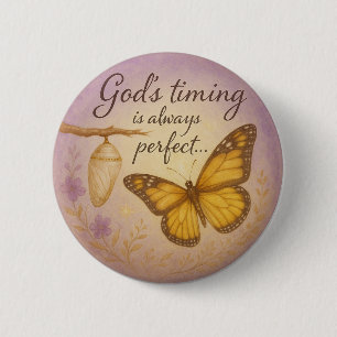 Schmetterlingsverwandlung - Knopfdesign Button