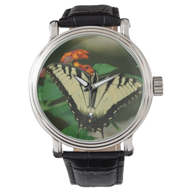 Schmetterlingswache Armbanduhr (Vorderseite)