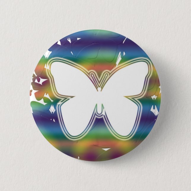 Schmetterlingswellen Button (Vorderseite)