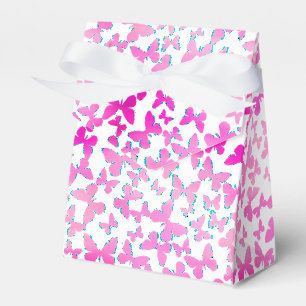 Schmetterlingswerfen (rosa) geschenkschachtel
