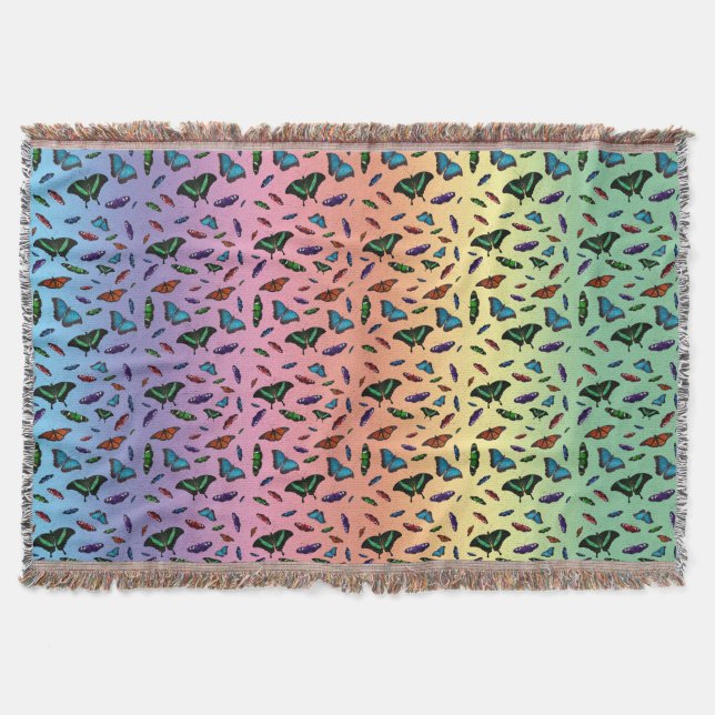 Schmetterlingswurzel (Regenbogen) Decke (Vorderseite)