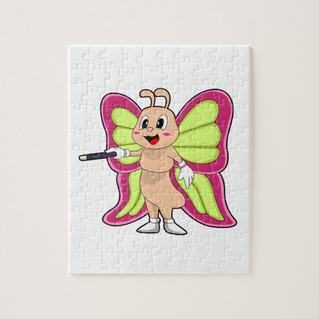 Schmetterlingzauberstab Puzzle (Vertikal)