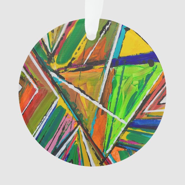 Schmetterte Acrylschmuck Ornament (Vorderseite)