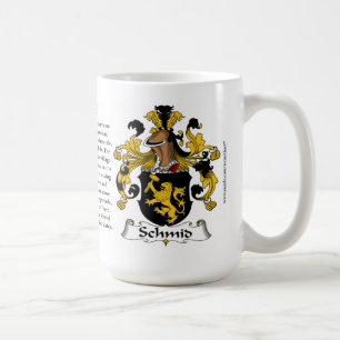 Schmid, der Ursprung, die Bedeutung und das Wappen Kaffeetasse