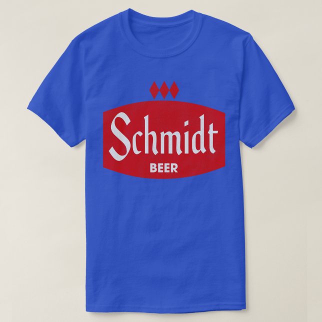 Schmidt Beer Retro Defunktional Brewing T-Shirt (Design vorne)
