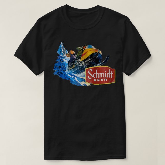 Schmidt Beer Snowmobile T-Shirt (Design vorne)