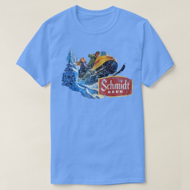 Schmidt Beer Snowmobile T-Shirt (Design vorne)