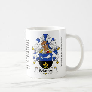 Schmidt-Familienwappen-Tasse Tasse