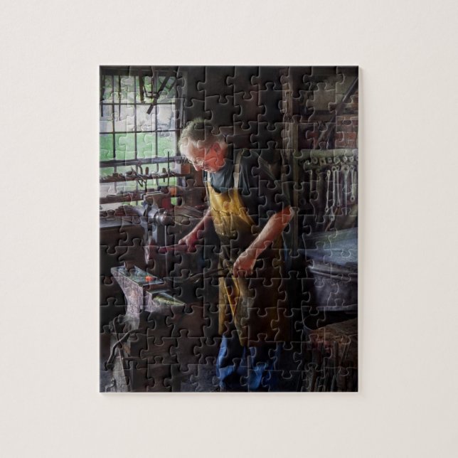 Schmied - Mit einem Paukenschlag Puzzle (Vertikal)