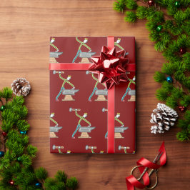 Schmied Stickman Geschenkpapier