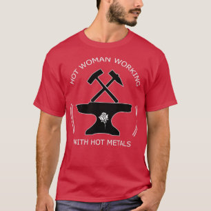 Schmiede Amboss Hammer Schmiede T-Shirt