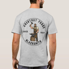 Schmiede Schmiede Eisenwerke Geschäft anpassen T-Shirt