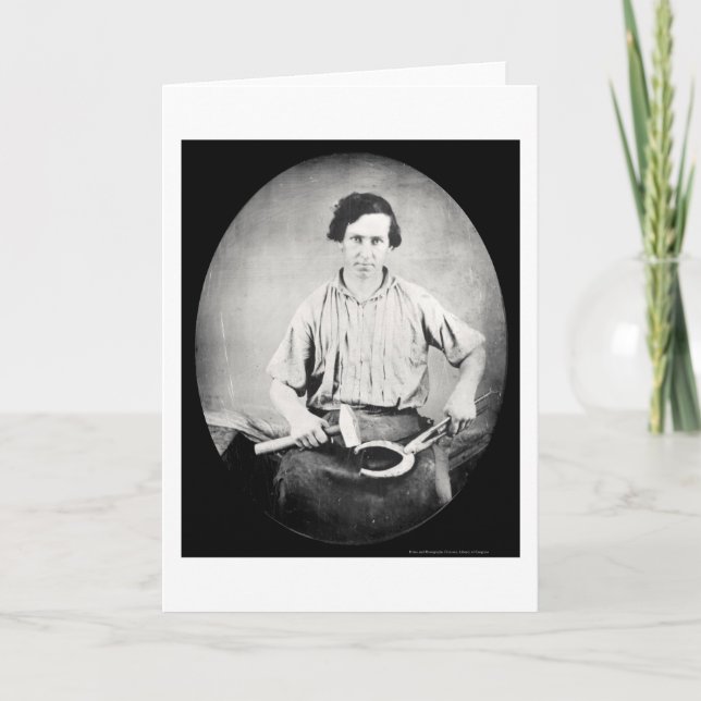 SchmiedeDaguerreotype 1853 Karte (Vorderseite)