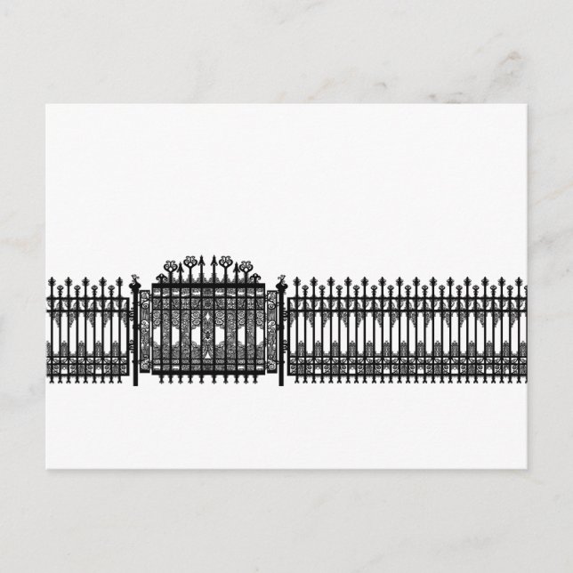 Schmiedeeisen Postkarte (Vorderseite)