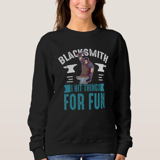 Schmiedemotiv für Schmiede 20 Sweatshirt (Vorderseite)