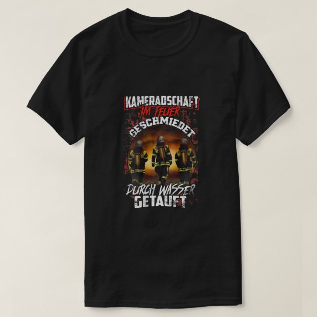 Schmiedete Feuerwehrfeuerwehrfeuerwehr-T - Shirt (Design vorne)