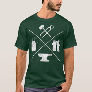 Schmiedewerkzeuge Schmieden Schmieden Schmied T-Shirt