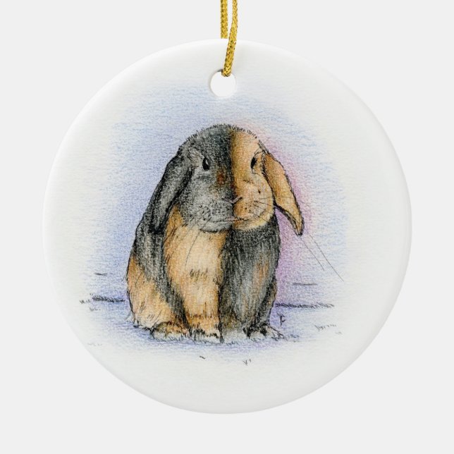 Schmierölniederdruck Keramik Ornament (Vorne)