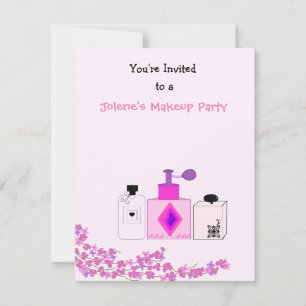 Schminkparty Einladung