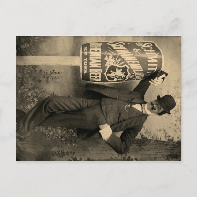 Schmitt & Schwanenfluegel Brauerei Vintag Postkarte (Vorderseite)