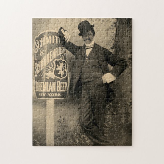 Schmitt & Schwanenfluegel Brauerei Vintag Puzzle (Vertikal)
