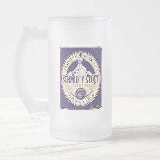 Schmitty Stout Bier-Tasse Mattglas Bierglas