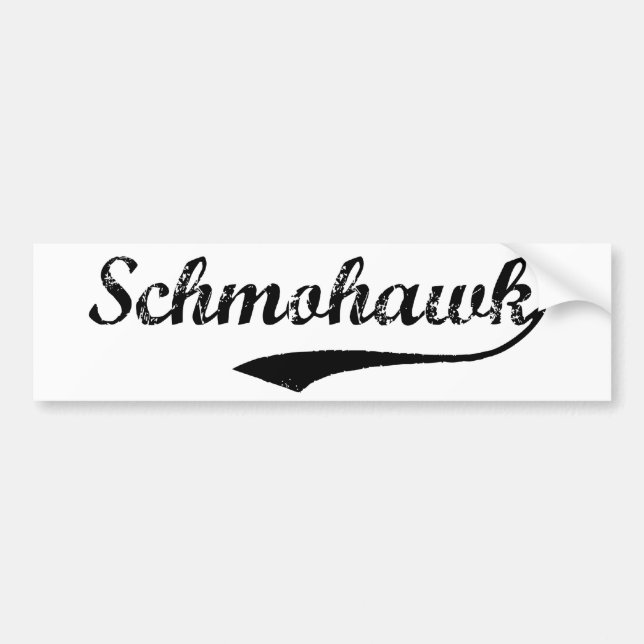 SCHMOHAWK Autoaufkleber (Vorne)