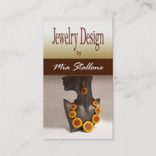 Schmuck-Designer-Gewohnheits-Juwelier Visitenkarte