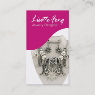 Schmuck-Designer-Gewohnheits-Juwelier Visitenkarte