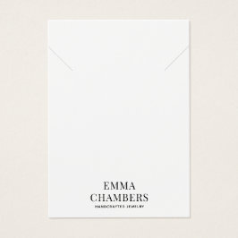 Schmuck Designer Necklace Bracelet Business Card